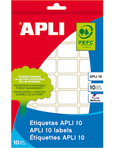 APL EST 10H ETIQ BL 12X30 1636