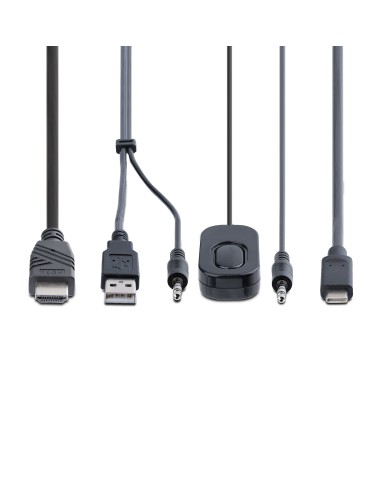 C2-H46-UAC-CBL-KVM interruptor KVM Negro