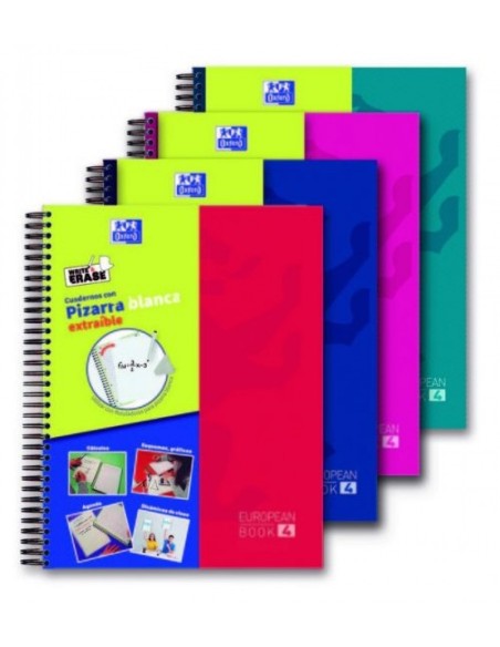 PAQ 5 BLOC Y PIZARRA A4 120H 90G CUAD5X5 SURTIDO BOOK4 PAQ 5 BLOC Y PIZARRA A4 120H 90G CUAD5X5 SURTIDO BOOK4