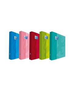 PAQ 10 CARPETA A4 4 ANILLAS 25MM SCHOOL COLORES SURTIDOS