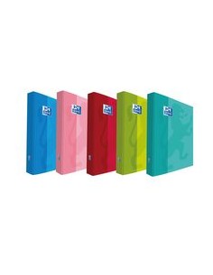 PAQ 10 CARPETA A4 4 ANILLAS 40MM SCHOOL COLORES SURTIDOS