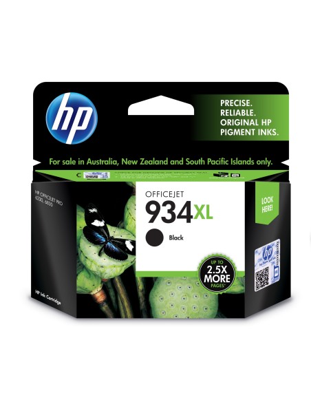 Cartucho de tinta original 934XL de alta capacidad negro