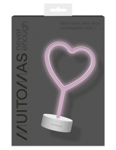 NEONHEARTC lámpara de mesa Neon F Blanco