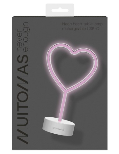 NEONHEARTC lámpara de mesa Neon F Blanco