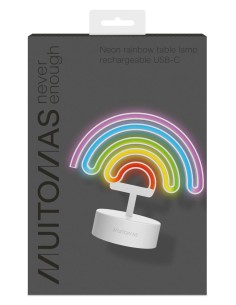 NEONRAINBOWC lámpara de mesa Neon F Blanco