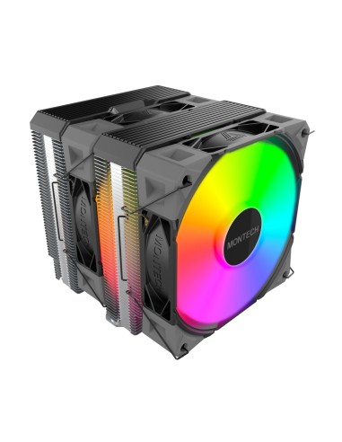 NX600 ARGB Procesador Refrigerador de aire 12 cm Negro 1 pieza(s)