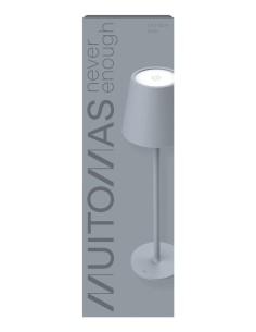 TABLELAMPGR lámpara de mesa LED Gris