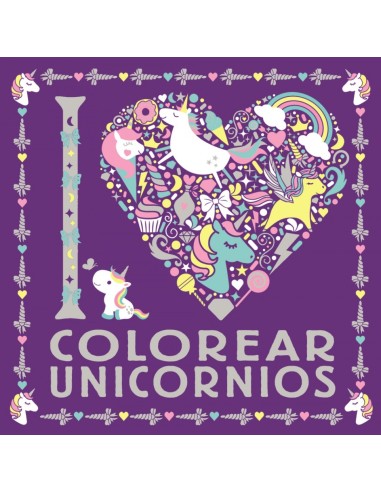 I LOVE COLOREAR UNICORNIOS