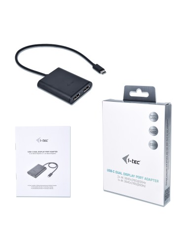 USB-C 3.1 Dual 4K DP Video Adapter