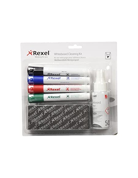 KIT ESCRITURA Y LIMPIEZA PIZARRA BLANCA NOBO