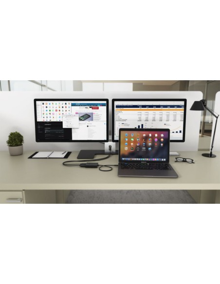 USB-C 3.1 Dual 4K DP Video Adapter