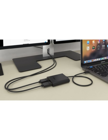 USB-C 3.1 Dual 4K DP Video Adapter