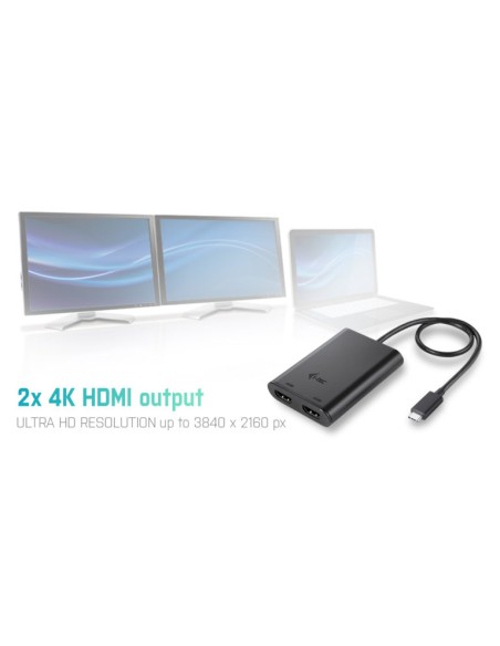 USB-C 3.1 Dual 4K HDMI Video Adapter