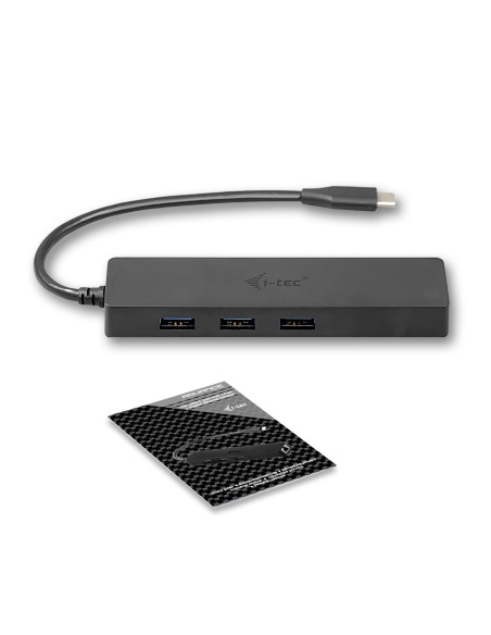 Advance USB-C Slim Passive HUB 3 Port + Gigabit Ethernet Adapter