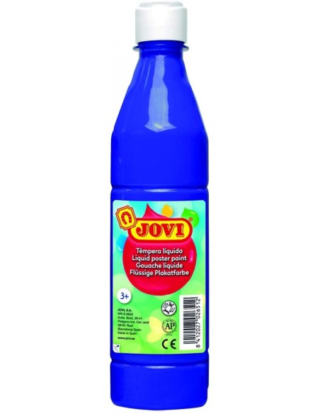 Bote tempera liquida jovi azul ultramar 500 ml