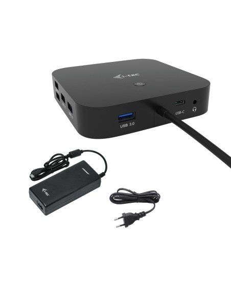USB-C HDMI DP Docking Station with Power Delivery 100 W + Universal Charger 100 W