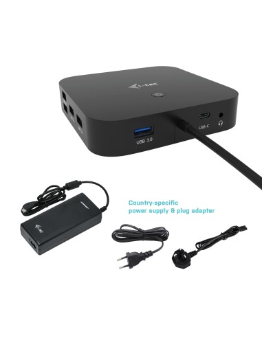 USB-C HDMI DP Docking Station with Power Delivery 100 W + Universal Charger 100 W