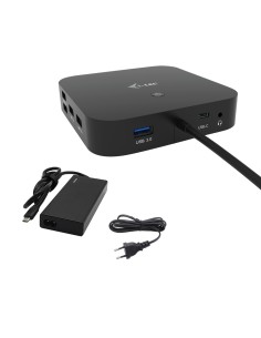 USB-C HDMI DP Docking Station with Power Delivery 65W + Universal Charger 77 W