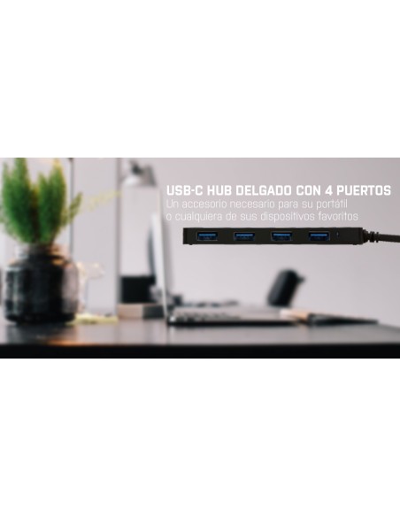 Advance USB-C Slim Passive HUB 4 Port