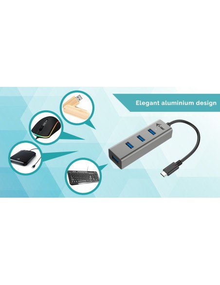 Metal USB-C HUB 4 Port