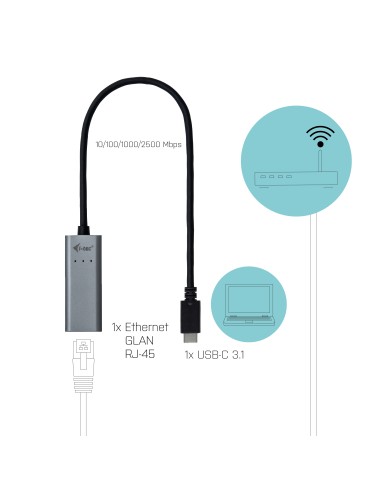 Metal USB-C 2.5Gbps Ethernet Adapter