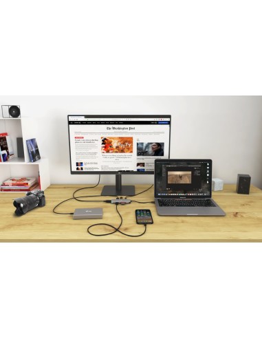 Metal USB-C Nano Dock 4K HDMI + Power Delivery 100 W