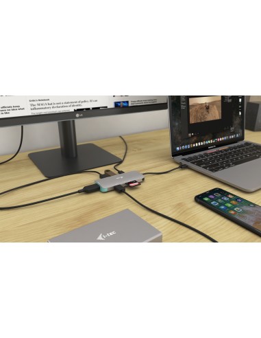 Metal USB-C Nano Dock 4K HDMI + Power Delivery 100 W