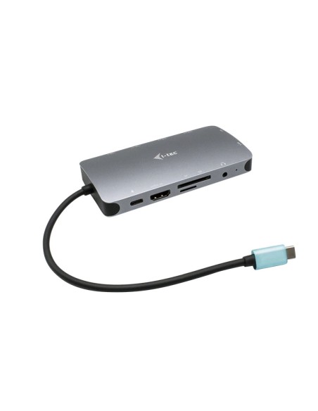 Metal USB-C Travel Nano Dock HDMI/VGA with LAN + Power Delivery 100 W