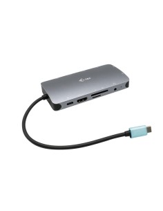 USB-C Metal Nano Dock HDMI/VGA with LAN + Charger 112W 2