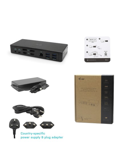 USB-C Quattro Display Docking Station with Power Delivery 85 W