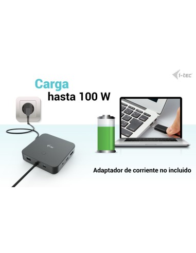 USB-C HDMI Dual DP Docking Station with Power Delivery 100 W