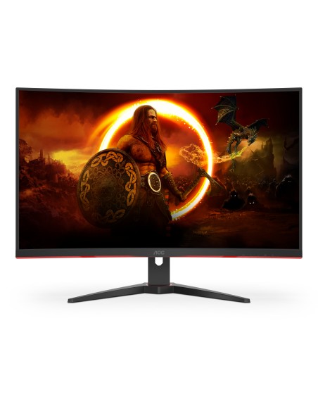 G2 C32G2ZE/BK pantalla para PC 80 cm (31.5") 1920 x 1080 Pixeles Full HD LED Negro, Rojo