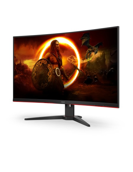 G2 C32G2ZE/BK pantalla para PC 80 cm (31.5") 1920 x 1080 Pixeles Full HD LED Negro, Rojo