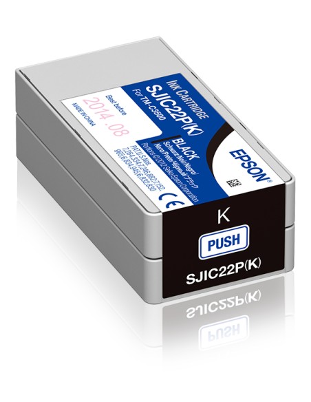 SJIC22P(K): Ink cartridge for ColorWorks C3500 (Black)