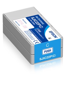 SJIC22P(C): Ink cartridge for ColorWorks C3500 (Cyan)