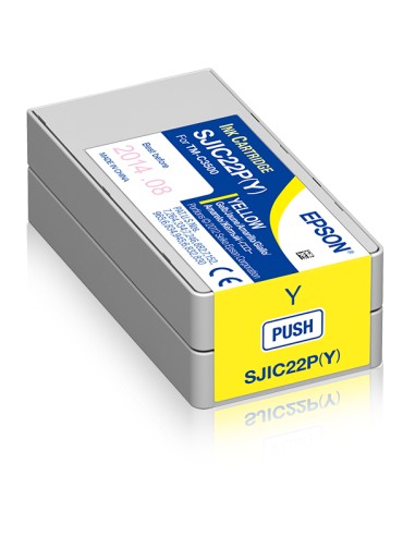 SJIC22P(Y): Ink cartridge for ColorWorks C3500 (yellow)