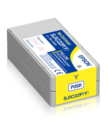 SJIC22P(Y): Ink cartridge for ColorWorks C3500 (yellow)