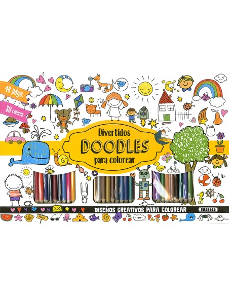DIVERTIDOS DOODLES PARA COLOREAR