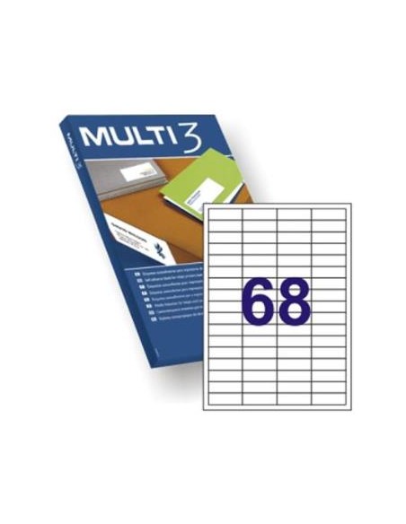 C 100 HOJAS ETIQUETAS FT IM 485X169 MULTI3 CANTOS RECTOS