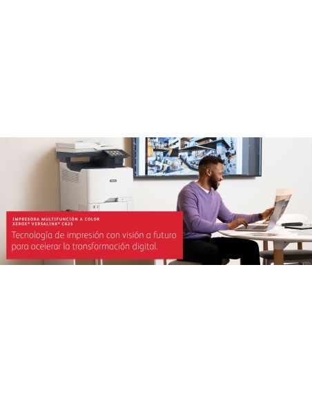 VersaLink C625 A4 50 ppm Copia/impresión/escaneado/fax a doble cara PS3 PCL5e/6 2 bandejas 650 hojas