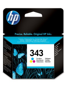 Cartucho de tinta original 343 Tri-color