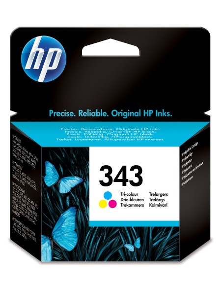 Cartucho de tinta original 343 Tri-color