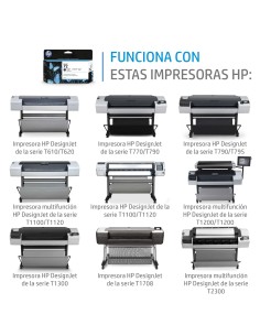 Cartucho de tinta DesignJet 72 cian de 130 ml 2