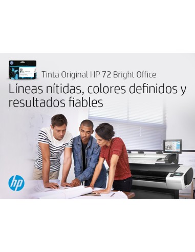 Cartucho de tinta DesignJet 72 cian de 130 ml