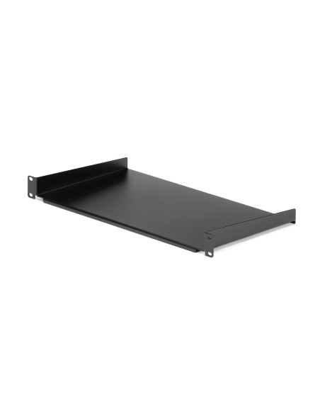 Bandeja Estante de 1U para Armario Rack de Servidores - de 10 Pulgadas (254mm) de Profundidad - en Acero de Servicio Pesado - c