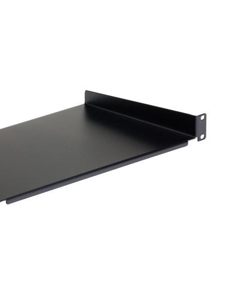 Bandeja Estante de 1U para Armario Rack de Servidores - de 10 Pulgadas (254mm) de Profundidad - en Acero de Servicio Pesado - c