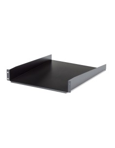 Estante Bandeja 2U 22in (558,8mm) de Profundidad Fija para Armario Rack Universal de Servidores - de Acero de Servicio Pesado -