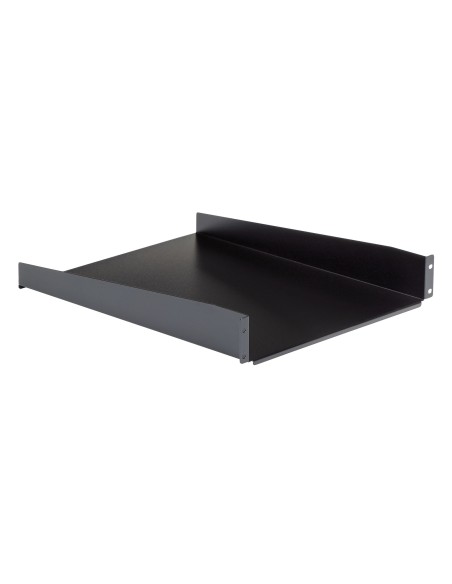 Estante Bandeja 2U 22in (558,8mm) de Profundidad Fija para Armario Rack Universal de Servidores - de Acero de Servicio Pesado -