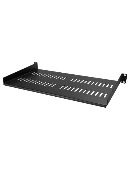 Bandeja Estante Ventilado de 1U para Armario Rack de Servidores de 19 Pulgadas - de 10 Pulgadas (254mm) de Profundidad - Acero 