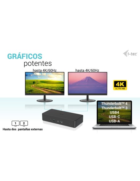 USB 3.0 / USB-C / Thunderbolt 3 Professional Dual 4K Display Docking Station Generation 2 + Power Delivery 100W